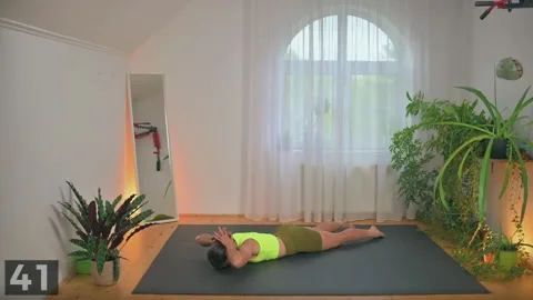 Prone swimmer demonstration with bodyweight