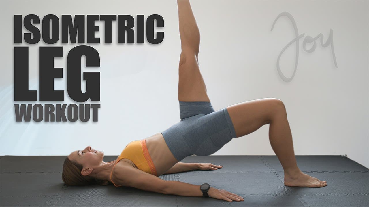 15 Min Isometric LEG Workout | My TOP 10 Favorite Isometric Exercises for LEGS