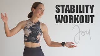 15 Min Stability Workout | Exercises for Improving Balance