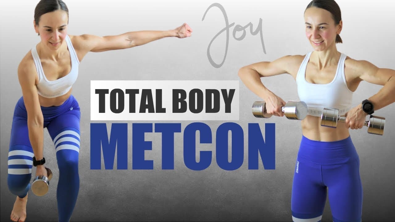 40 Min TOTAL BODY METCON with Dumbbells