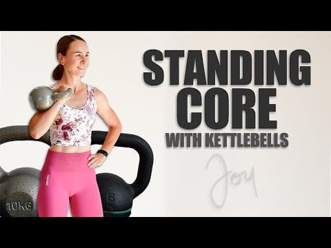 12 Min Standing ABS & CORE Workout with Kettlebell