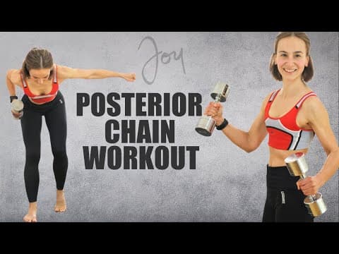 35 Min HAMSTRING, GLUTES and BACK | POSTERIOR CHAIN Workout