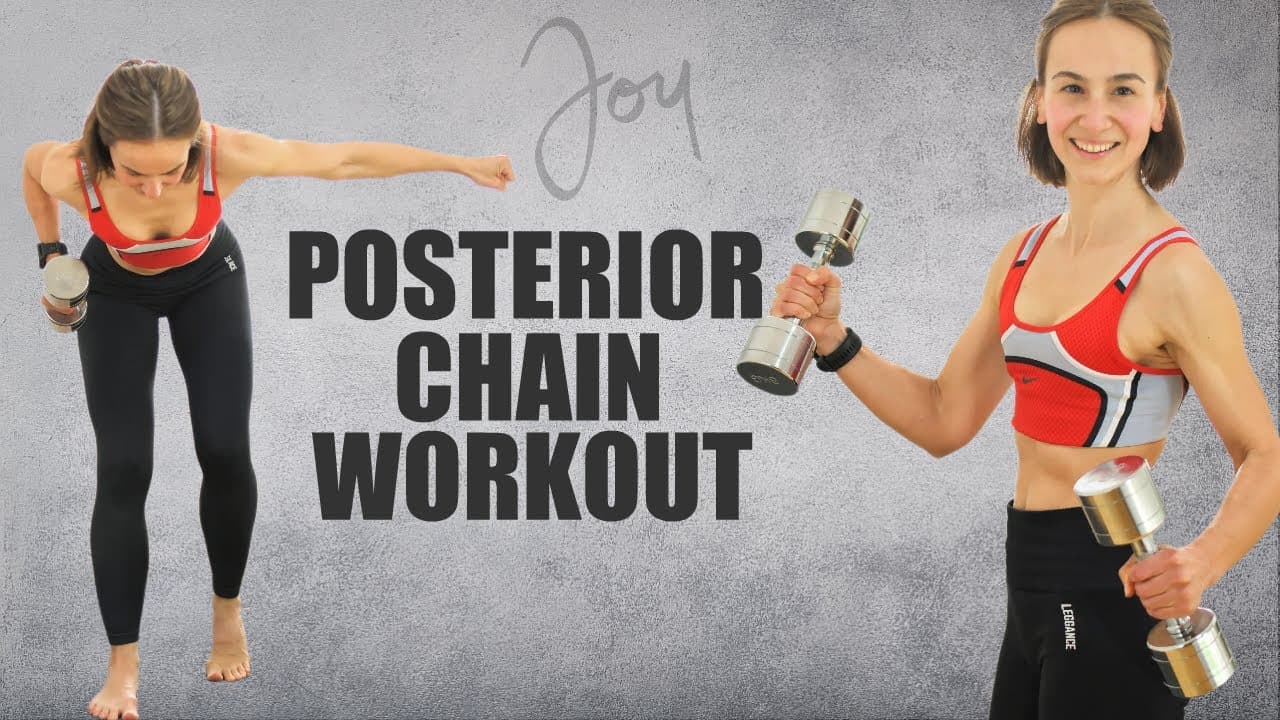 35 Min HAMSTRING, GLUTES and BACK | POSTERIOR CHAIN Workout