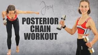 35 Min HAMSTRING, GLUTES and BACK | POSTERIOR CHAIN Workout