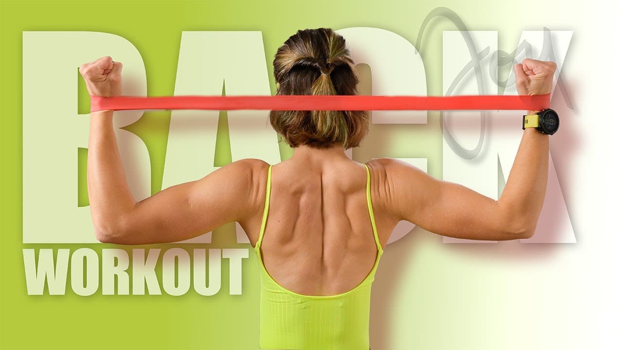 10 Min QUICK Workout for Better Posture - No talking - Resistance Band