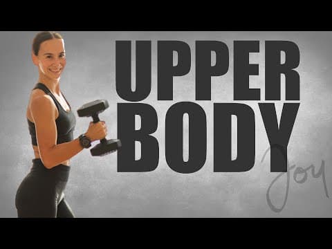 UPPER BODY Workout - ARMS, CHEST & BACK Definition - With Weights
