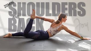 20 Min BACK and SHOULDERS Mobility and Strength Workout