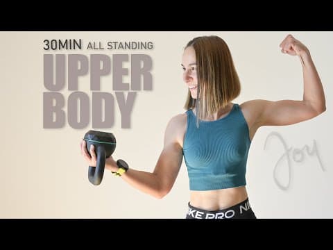 30 Min UPPER BODY with Kettlebell - All Standing
