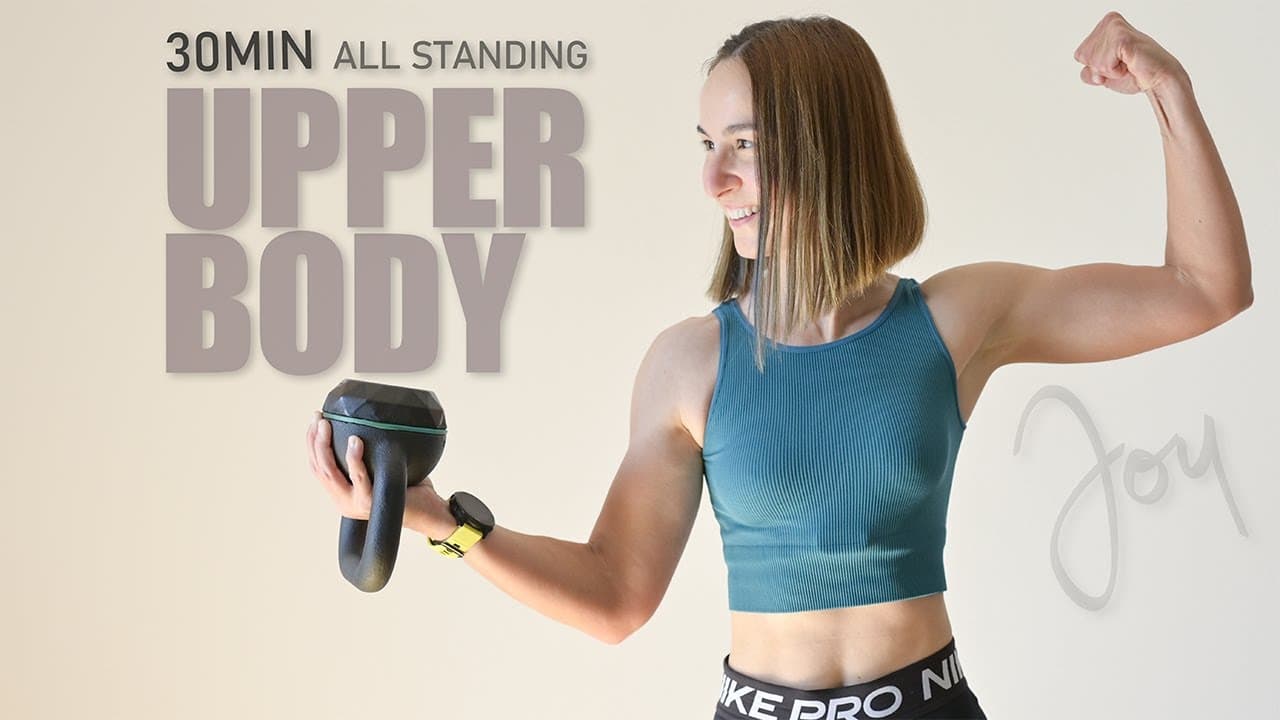 30 Min UPPER BODY with Kettlebell - All Standing