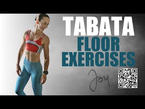 Tabata Core and Upper Body Focus | Low Impact | Floor exercises only | No Equipment
