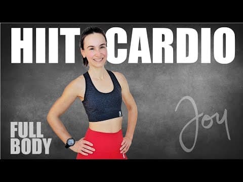 Cardio HIIT Full Body Workout | 20 Minutes