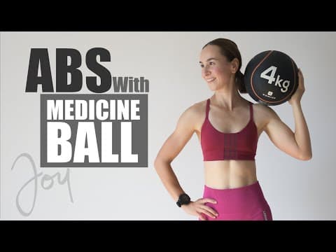 15 Min ABS HIIT with Medicine Ball