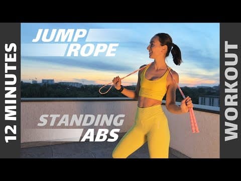 JUMP ROPE and STANDING ABS Workout