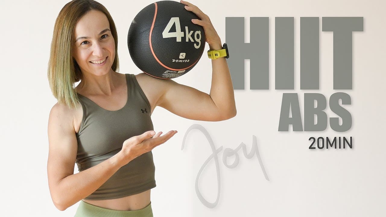20 Min Medicine Ball HIIT Workout for ABS