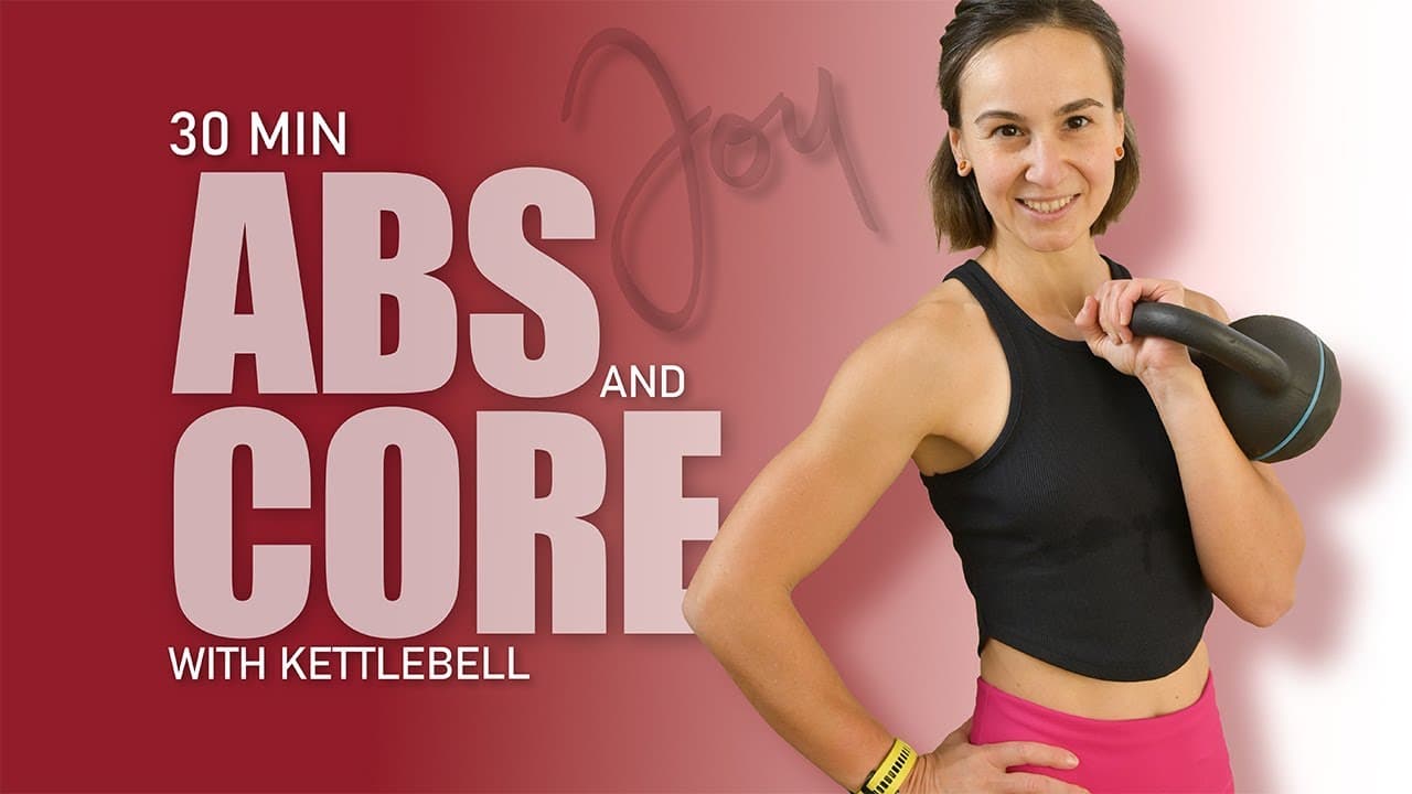 30 Min ABS and CORE with Kettlebell - No talking