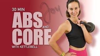 30 Min ABS and CORE with Kettlebell - No talking