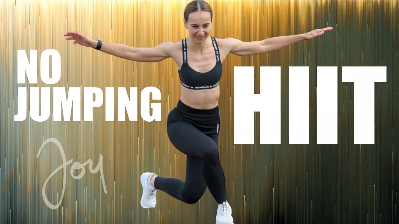 30 Min No Jumping FULL BODY HIIT Workout | No Equipment