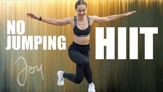 30 Min No Jumping FULL BODY HIIT Workout | No Equipment