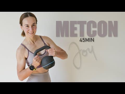 45 Min METCON Workout with Kettlebell