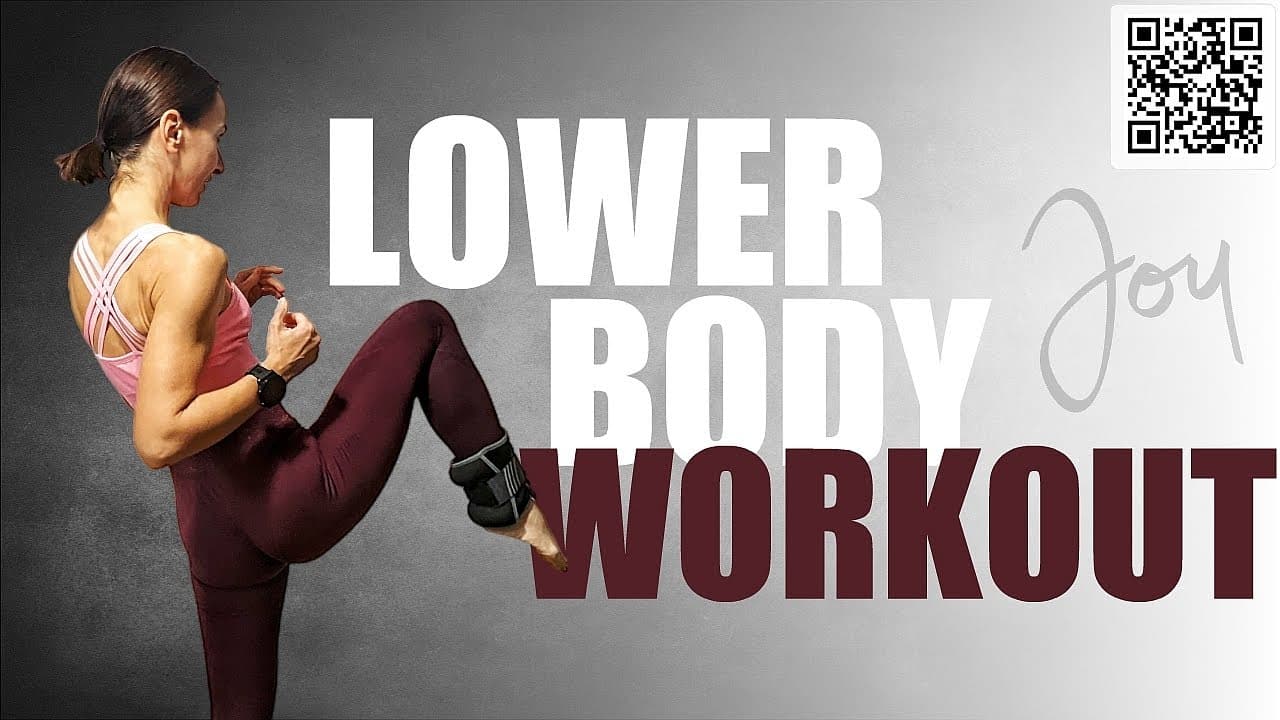 15 Min LOWER BODY Workout with Ankle Weights