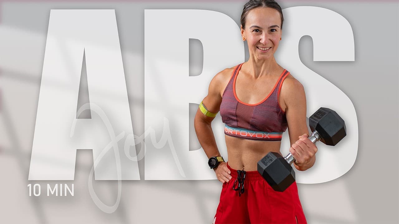 10 Min ABS Workout with one Dumbbell