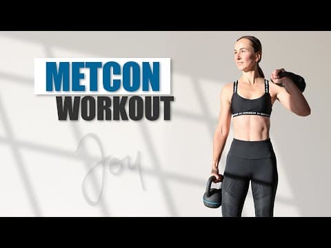 45 Min METCON FULL BODY Workout with Kettlebells