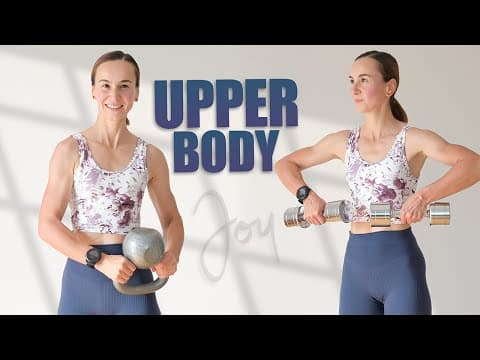 35 Min ARMS, CORE and BACK Workout with Weights