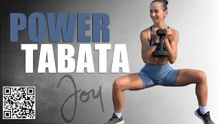 15 Min FULL BODY Power TABATA - One Dumbbell Workout
