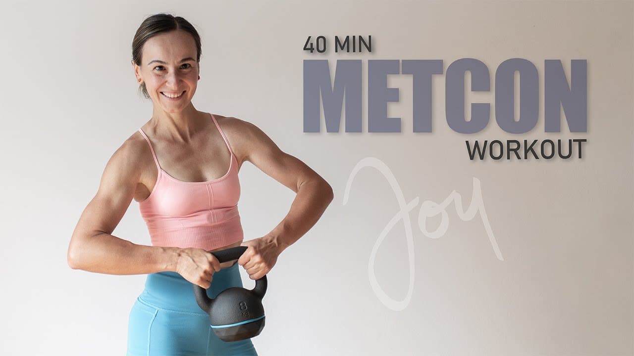 40 Min METCON - Strength and Functional Mobility Workout with Kettlebell