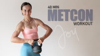 40 Min METCON - Strength and Functional Mobility Workout with Kettlebell