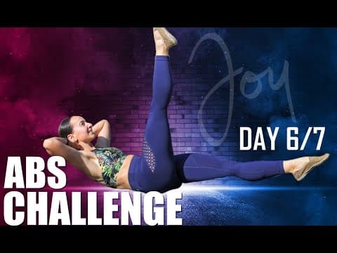 Just ABS Workout - No planks - 7 Day ABS challenge  - Day 6