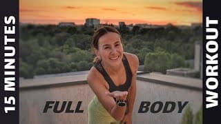 FULL BODY Workout ►15 Min ►no equipment ►no repeat ►Bodyweight only