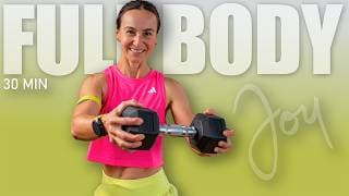 30 Min Sculpt Program Day 9 Dumbbell Super Sets | FULL BODY Workout workout thumbnail