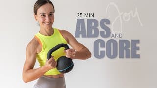 25 Min ABS & CORE Workout with Kettlebell