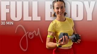 30 Min Sculpt Program Day 11 Superset Training with Dumbbells | FULL BODY Workout workout thumbnail