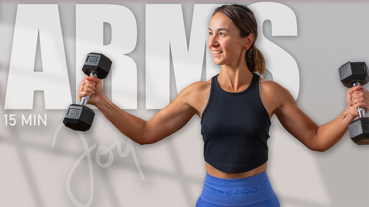 15 Min Standing ARMS Workout with Dumbbells