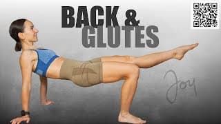 20 Min BACK and GLUTES Workout for better posture | Perfect after a long day in the office