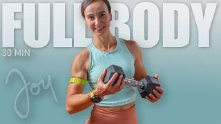 30 Min Sculpt Program Day 6 Dumbbell Superset | FULL BODY Workout workout thumbnail