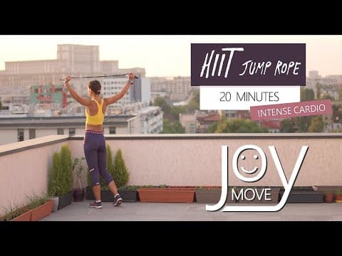 Intense cardio and jump rope workout