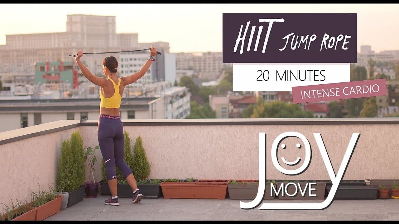 Intense cardio and jump rope workout