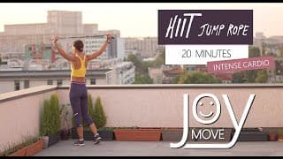 Intense cardio and jump rope workout