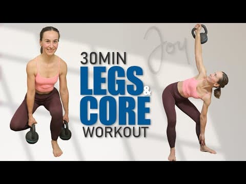 30 Min LEGS and CORE all Standing Workout at Home