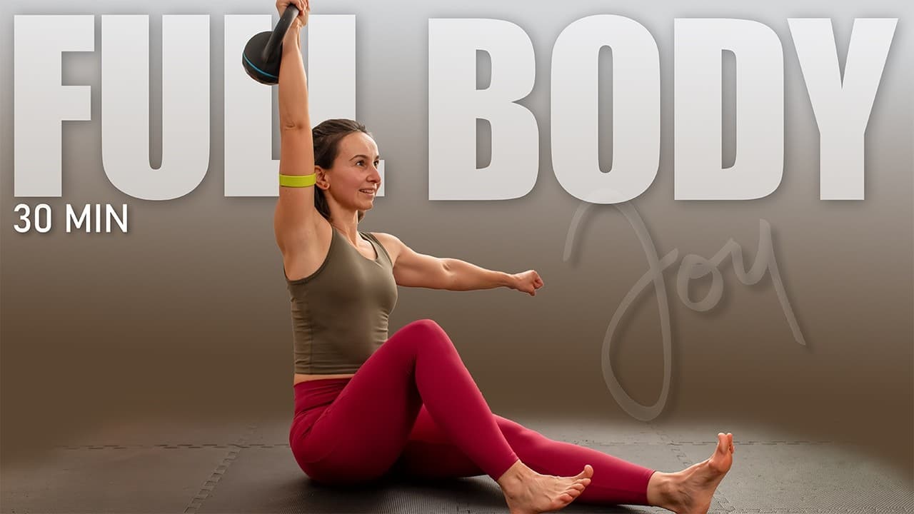 30 Min Kettlebell Strength + TABATA Finisher - FULL BODY