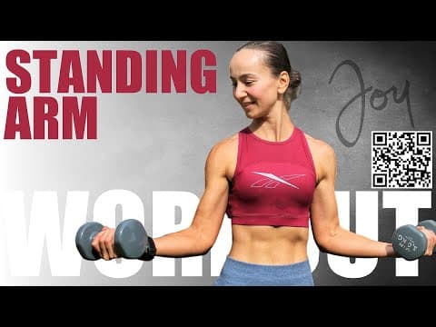 20 Min Standing ARMS Workout: Fun and Exciting combos you can do with dumbbells