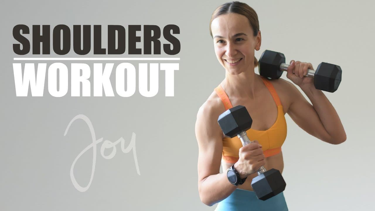 15 Min Standing SHOULDERS Workout with Dumbbells