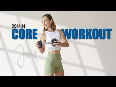 20 Min CORE Blast: Intense ABS Workout with Optional Dumbbell