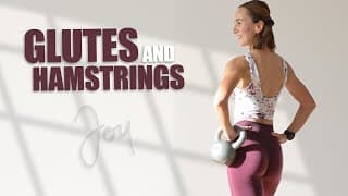 35 min GLUTES and HAMSTRINGS Workout with Weights