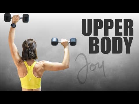 20 Min Standing ARMS, SHOULDERS and BACK Workout