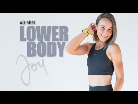 40 Min Pilates for Legs & Lower Body | At Home Workout, Low Impact, No Equipment Needed