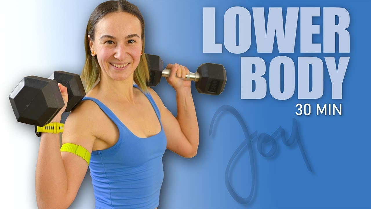 30 Min LOWER BODY Super sets with Dumbbells